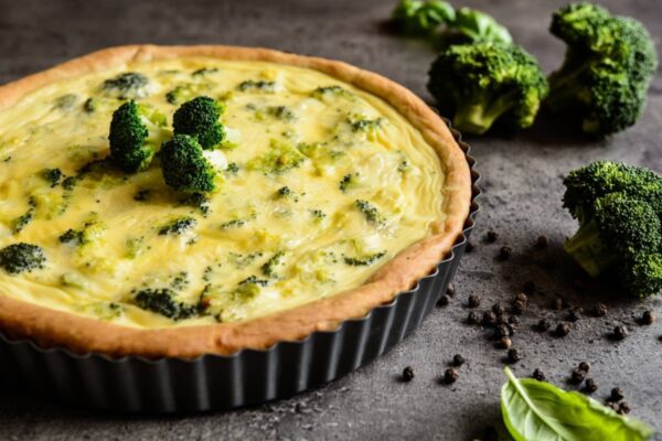 Broccoli & Cheese Quiche