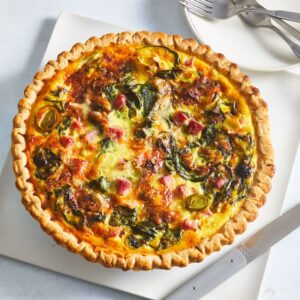Leek & Ham Quiche