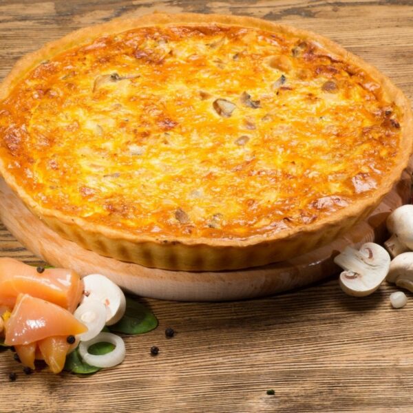 Onion & Mushroom Quiche